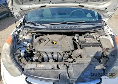 2013 Hyundai Elantra Gls from USA, damaged, VIN 5NPDH4AE7DH395797